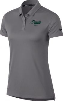 Women's Nike Dri-Fit Polo, Gun Smoke/Black